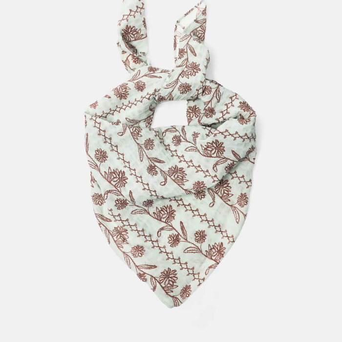 Embroidered scarf